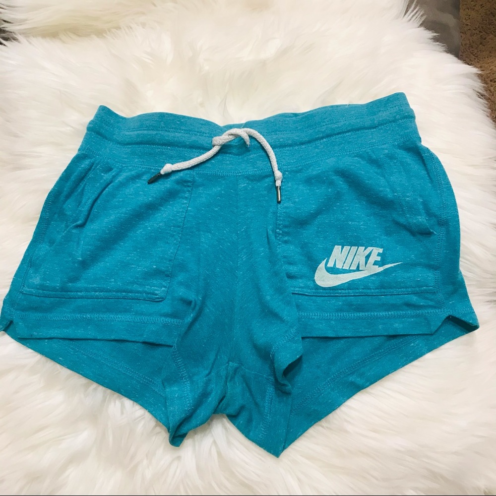 Nike Blue Terry Cloth Shorts